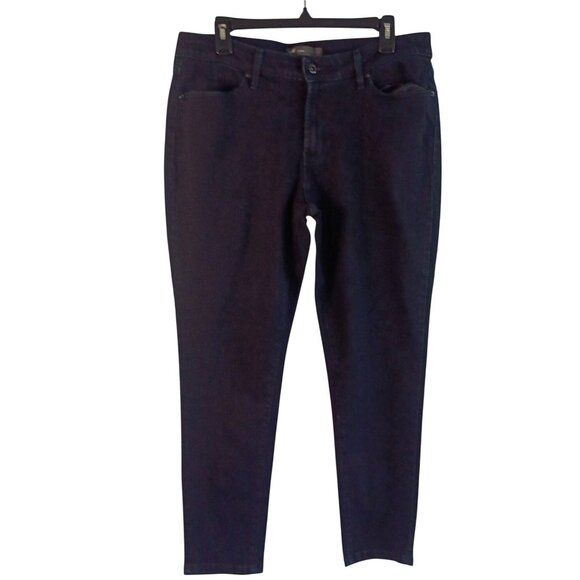 Levi’s Women Jeggings Skinny Jeans 16/33 Dark Wash Stretch Premium Black Label - Picture 2 of 8